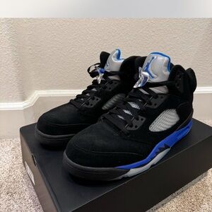 Jordan 5 Retro Black Racer Blue